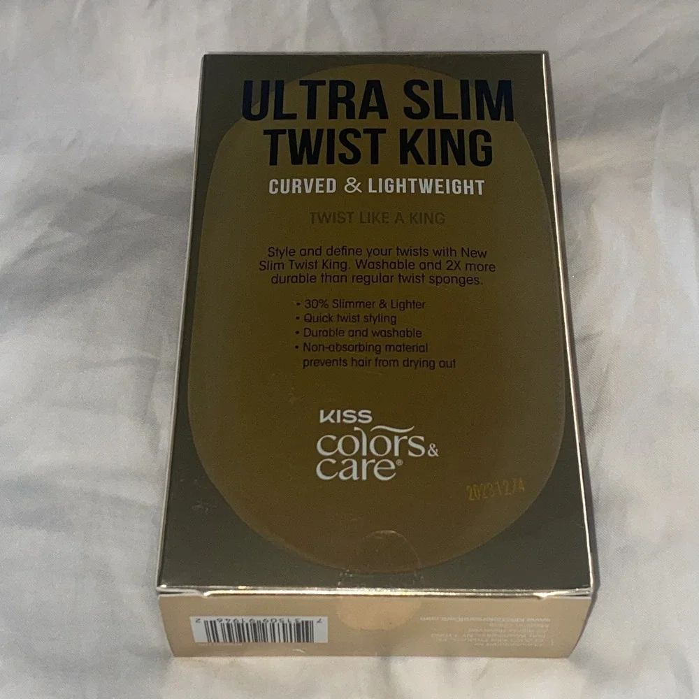 KISS‎ Colors & Care Ultra Slim Twist King Premium Hair Brush Coils Curls NEW